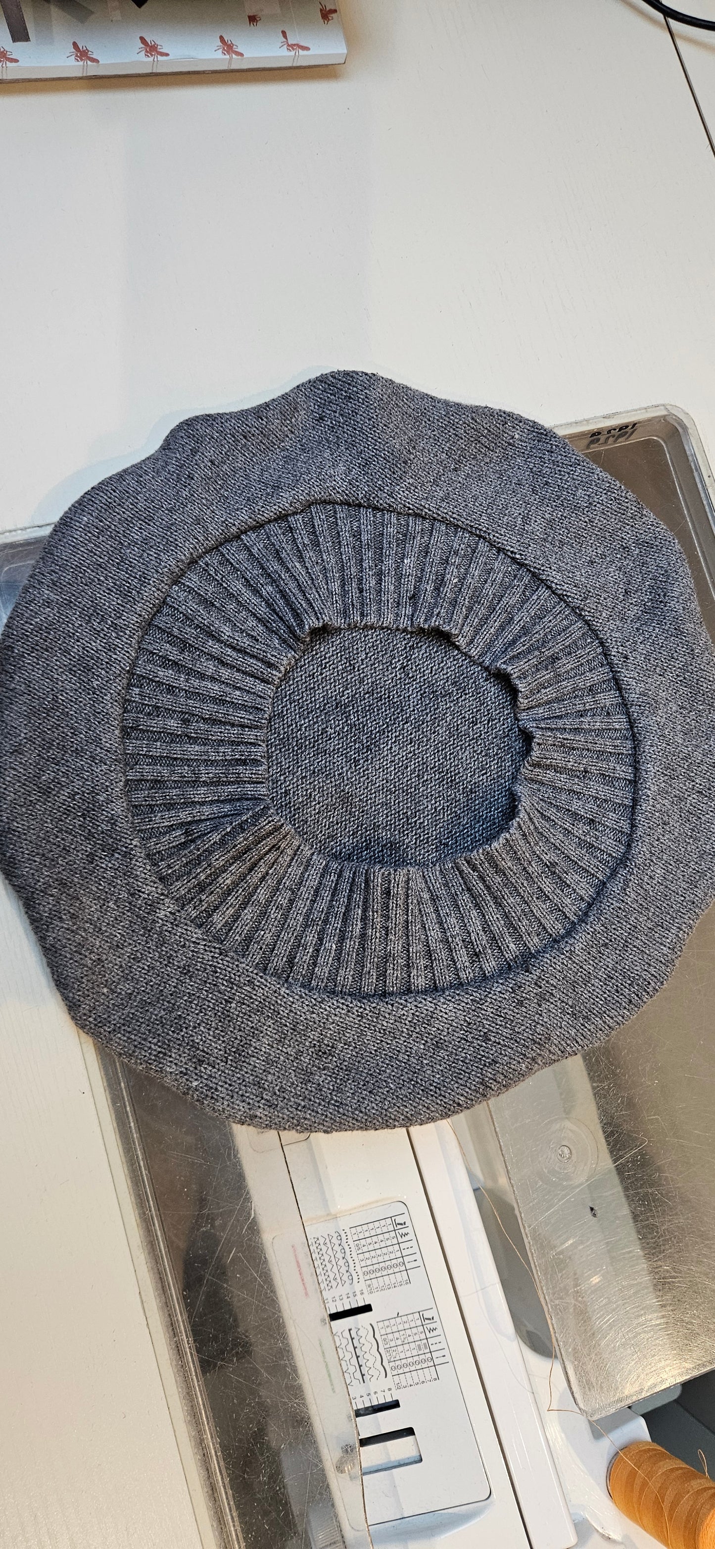 Upcycled Vintage Button Beret