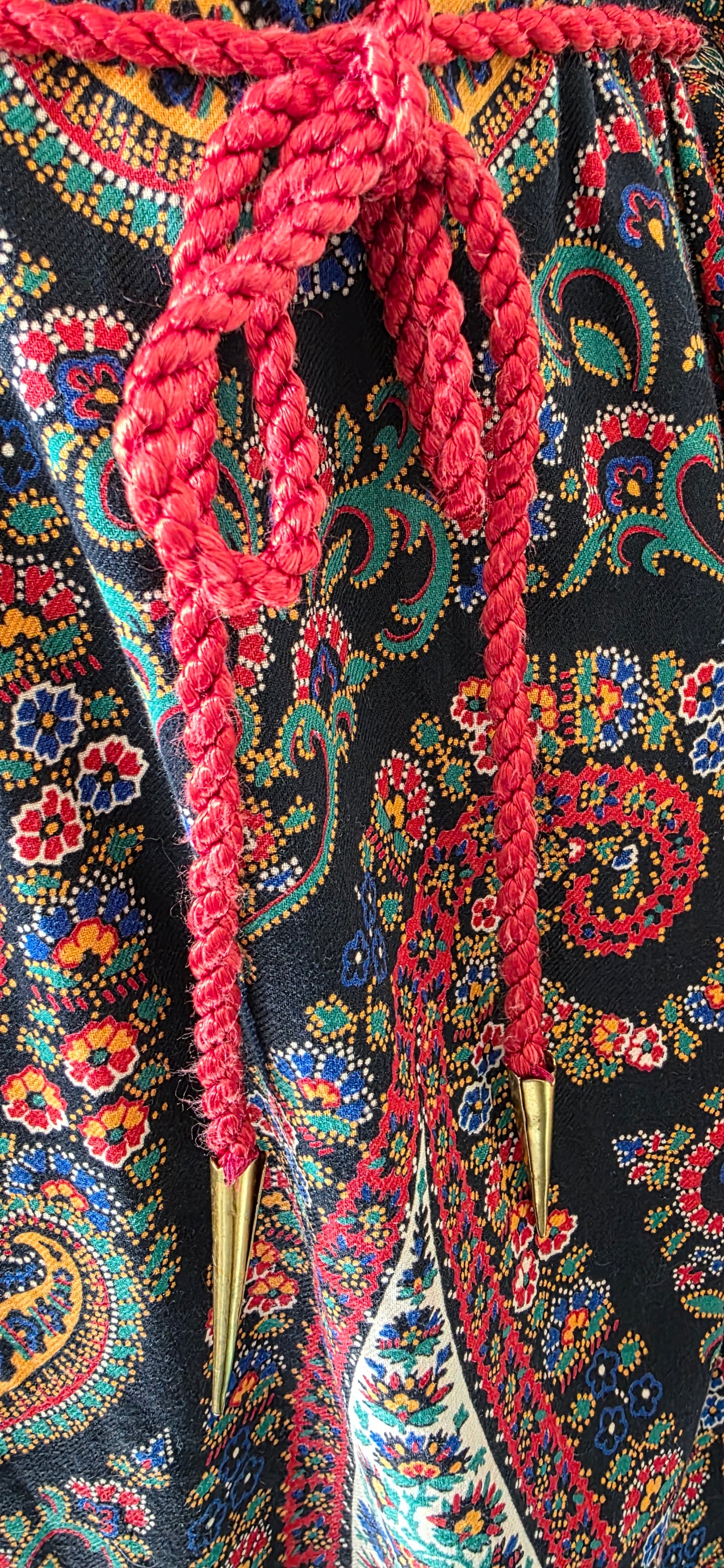 1970s Dollyrockers Peasant Dress 10/12