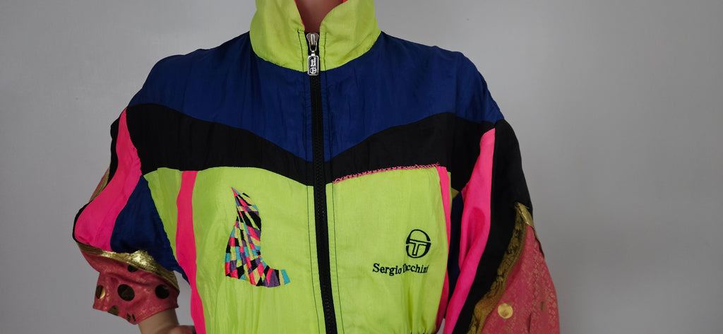 Refashioned Shell Suit Dress M