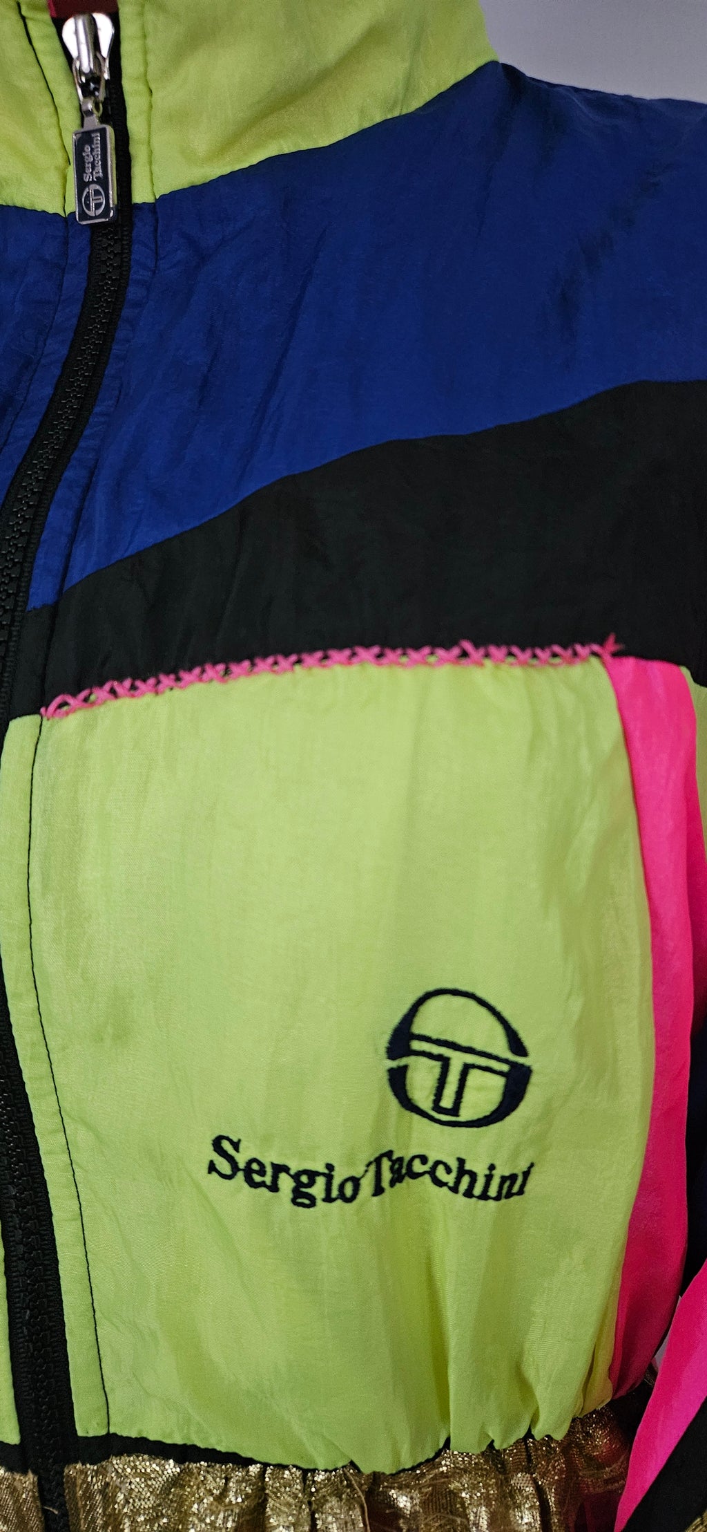 Refashioned Shell Suit Dress M