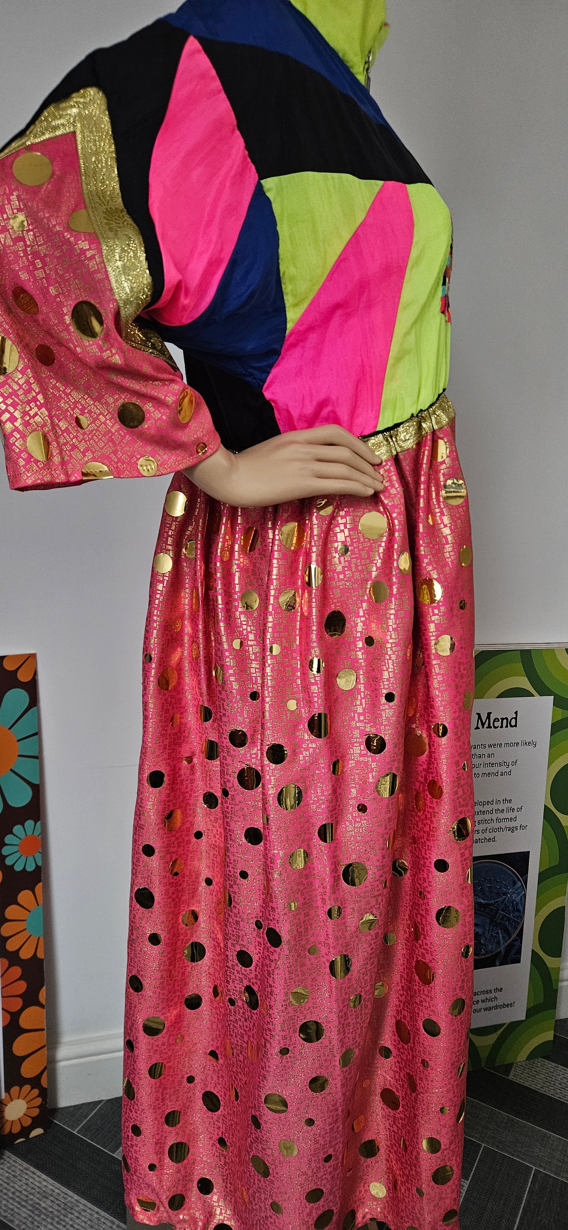 Refashioned Shell Suit Dress M