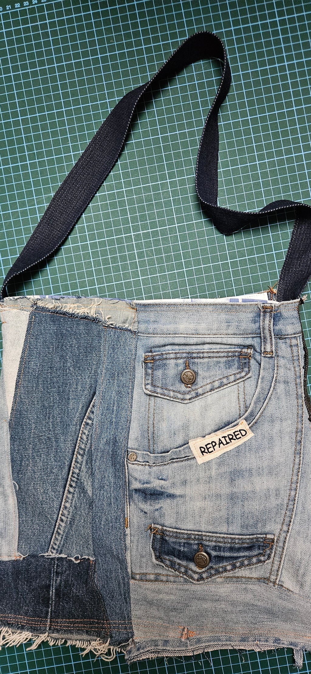Upcycled Patchwork Denim  Bag