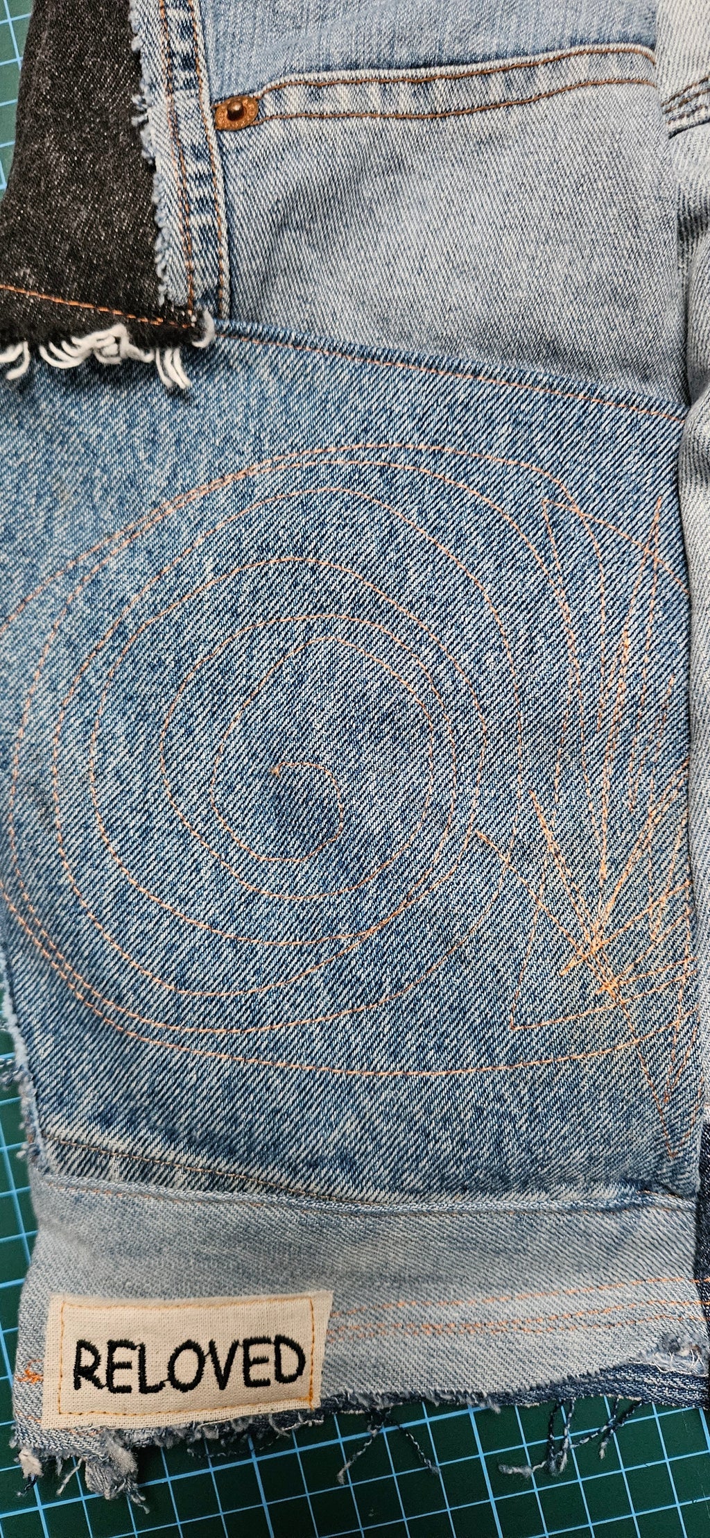 Upcycled Patchwork Denim  Bag