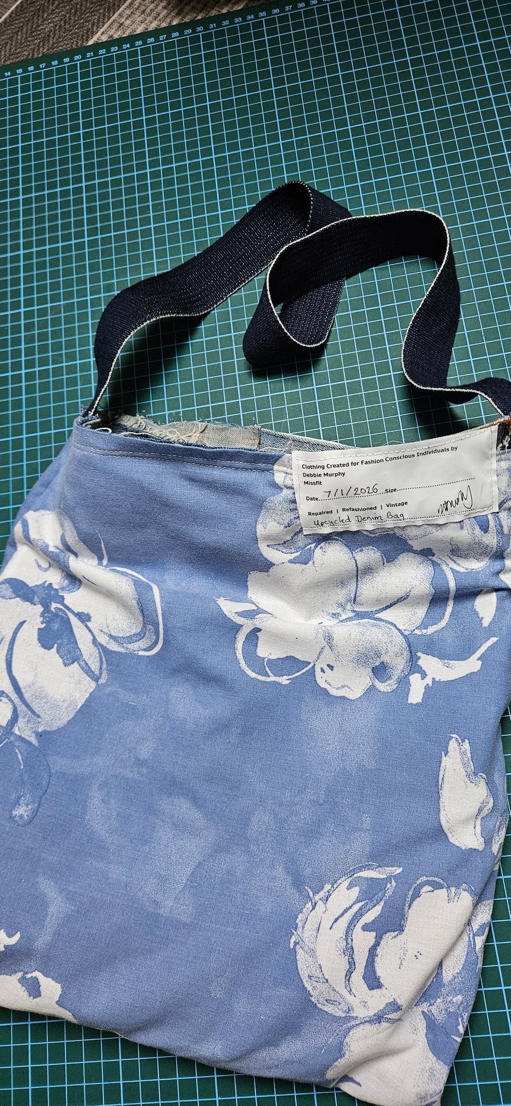 Upcycled Patchwork Denim  Bag