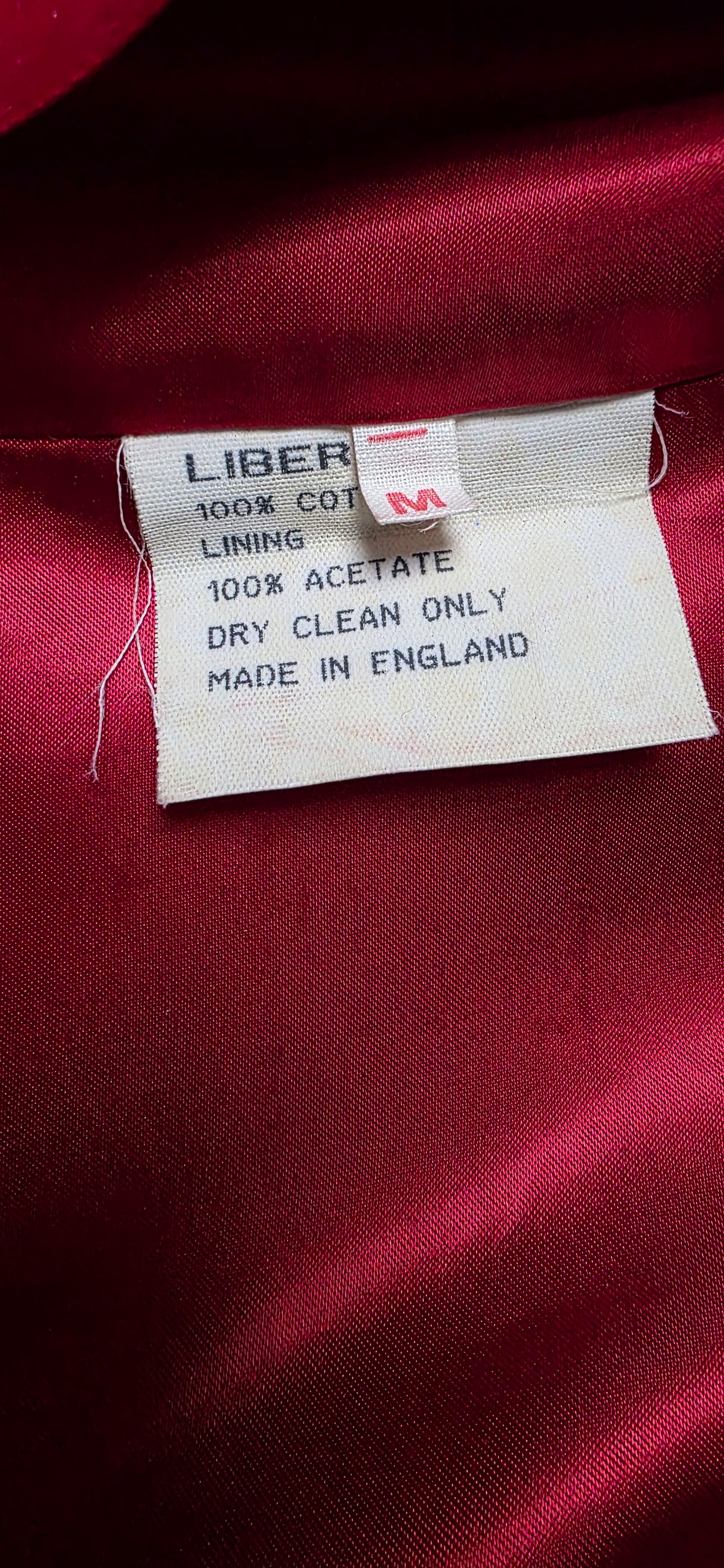Liberty London Red / Pink Floral Paisley Print Waistcoat