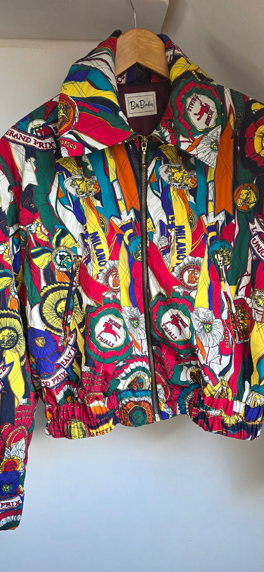 Betty Barclay Bold Print Bomber Jacket 14