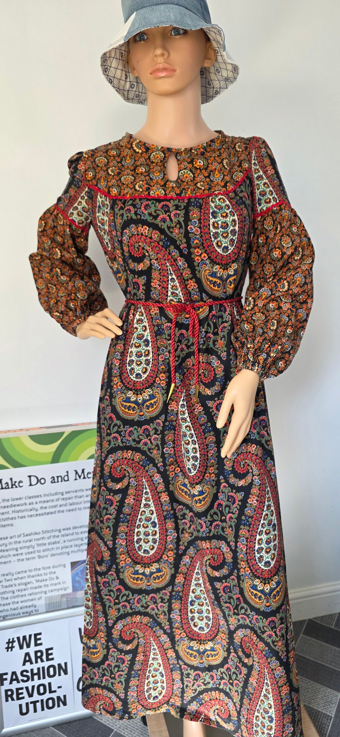 1970s Dollyrockers Peasant Dress 10/12
