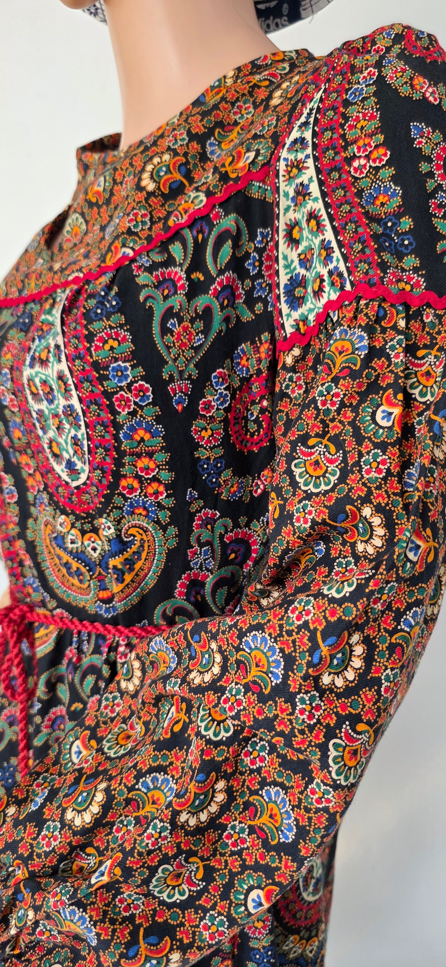 1970s Dollyrockers Peasant Dress 10/12