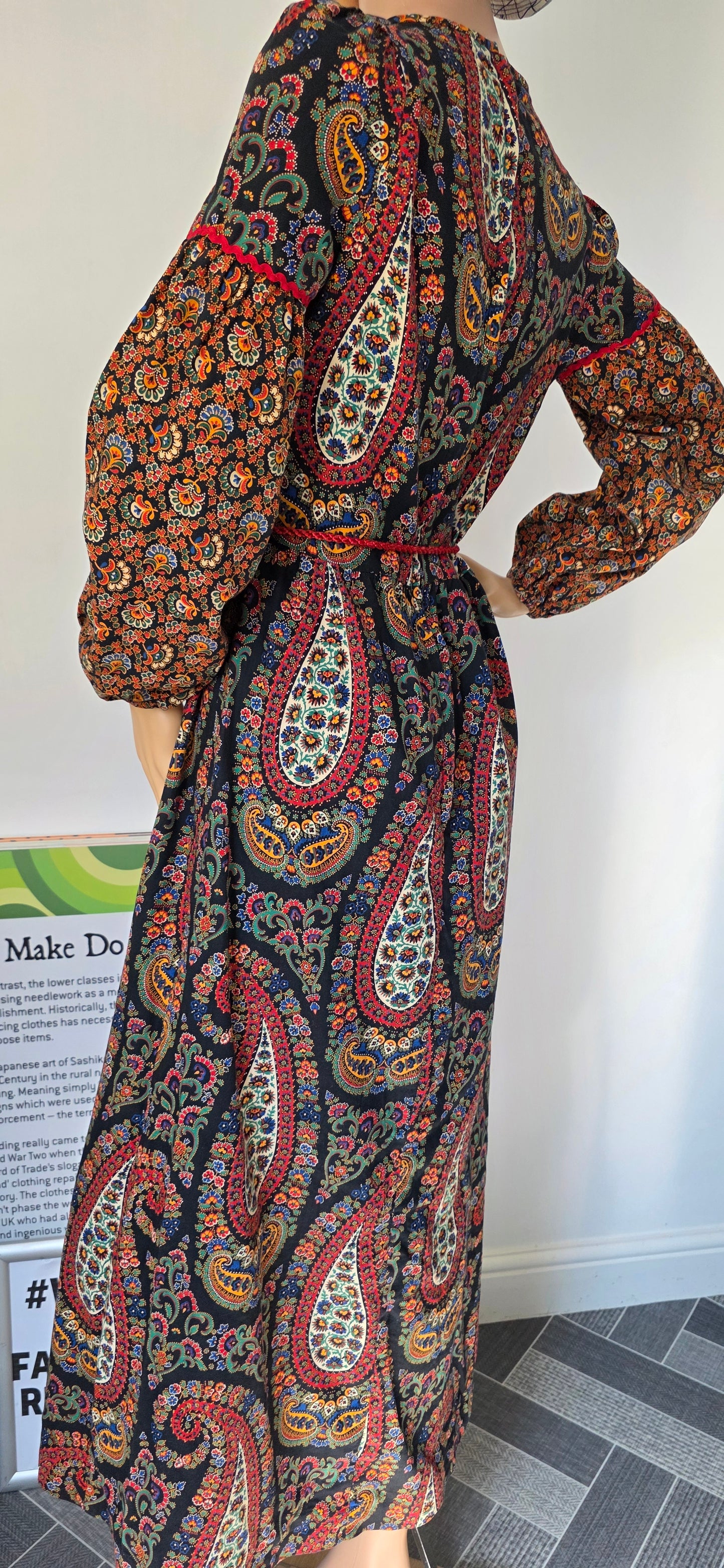 1970s Dollyrockers Peasant Dress 10/12