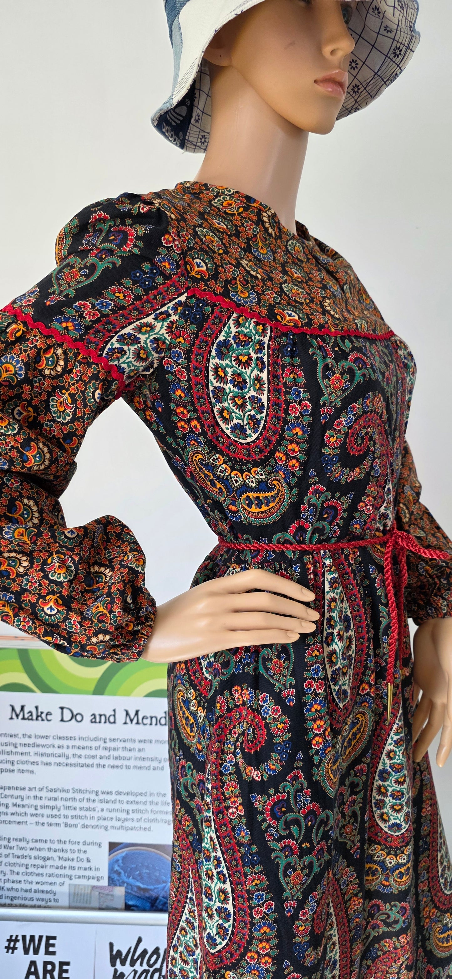 1970s Dollyrockers Peasant Dress 10/12