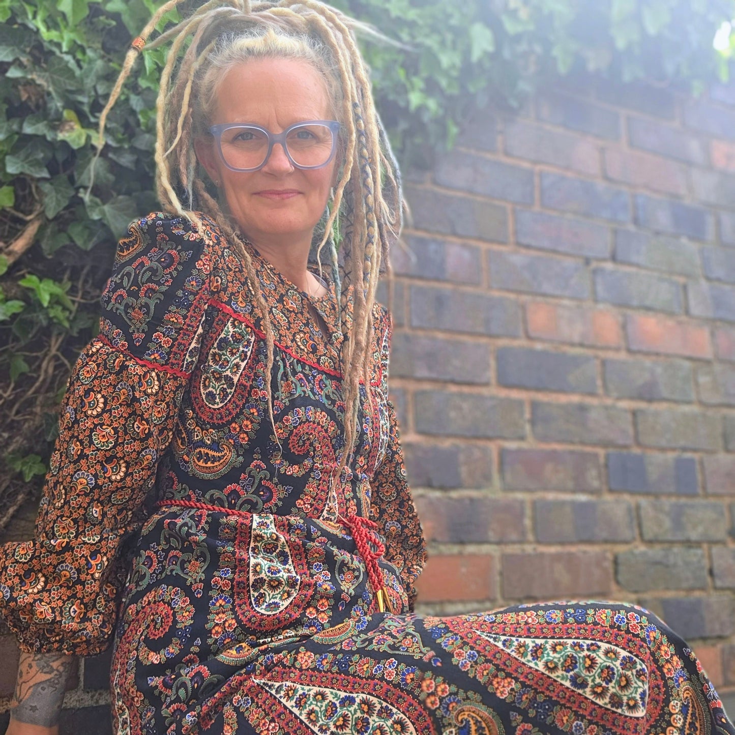 1970s Dollyrockers Peasant Dress 10/12