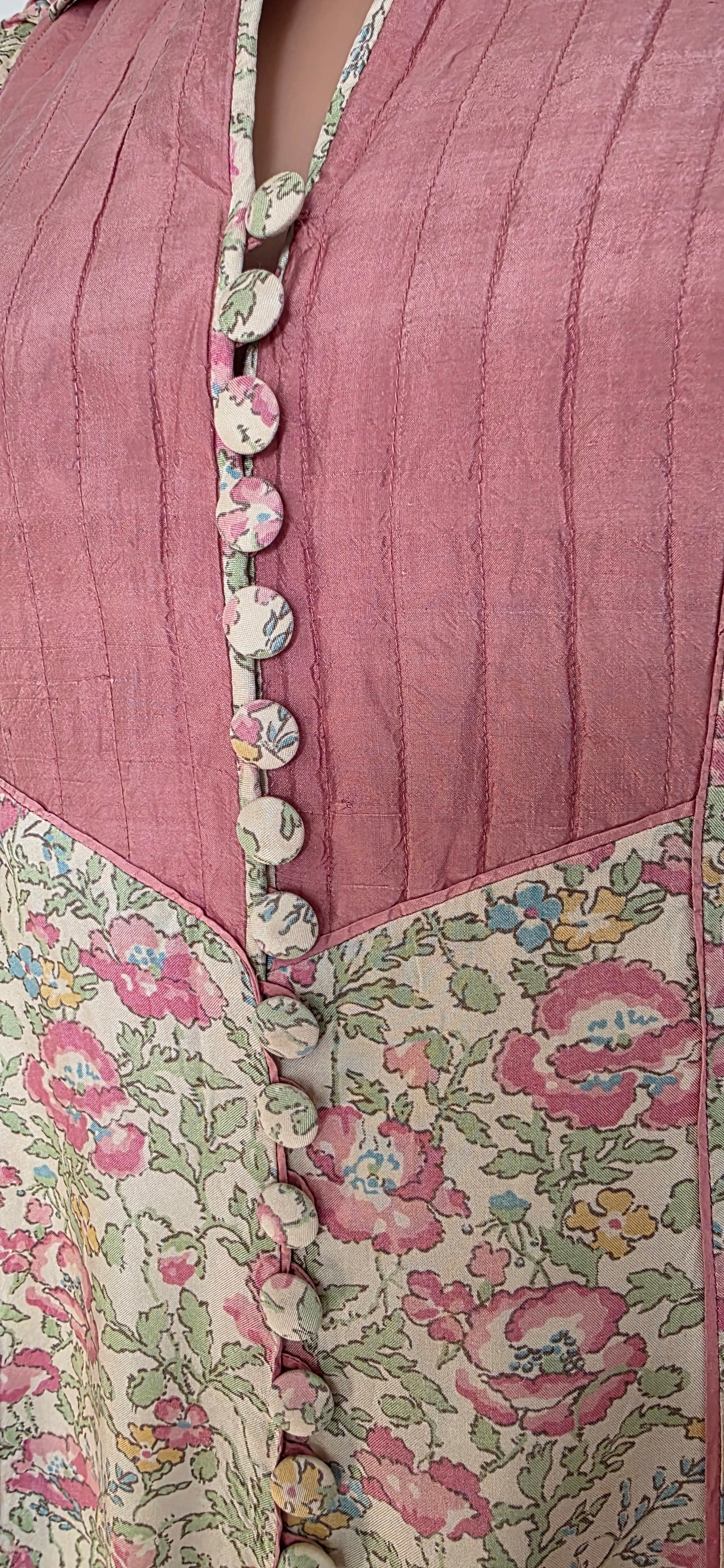 1970s Anna Belinda Liberty Print Dress sz12