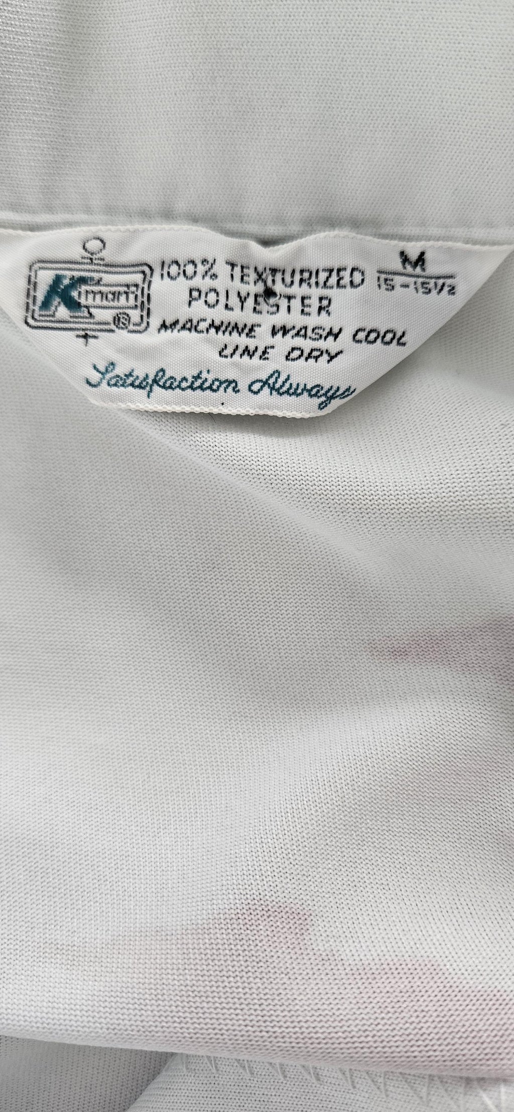 Vintage Picture Print Western Shirt with Butterfly Embroidery M