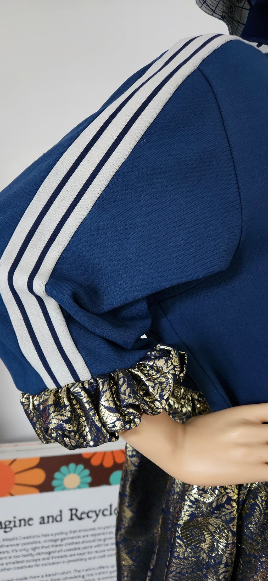 Track Top Refashioned Dress