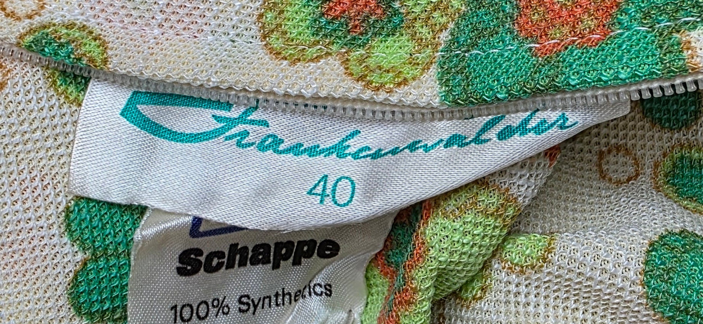 1970s Frankenwalder Floral Dress 12