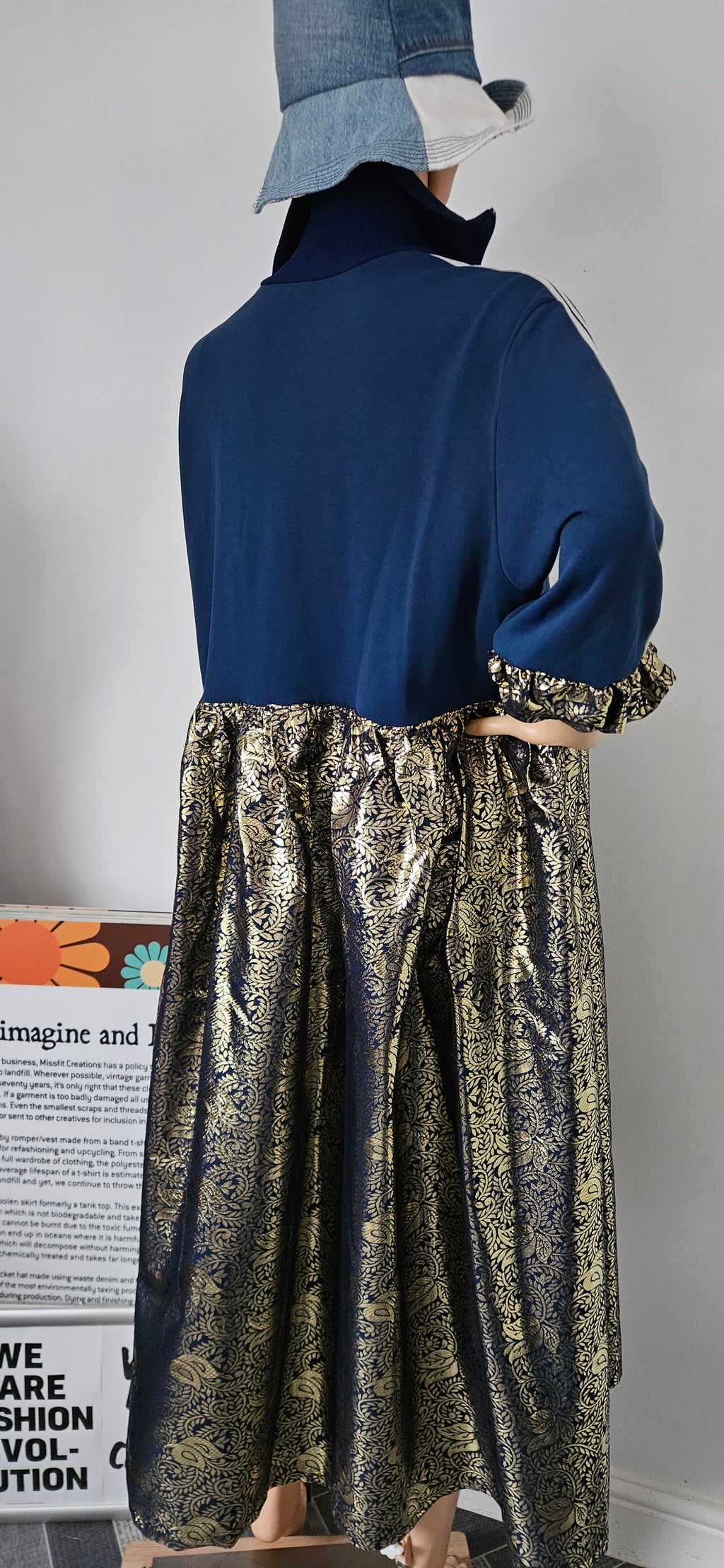 Track Top Refashioned Dress