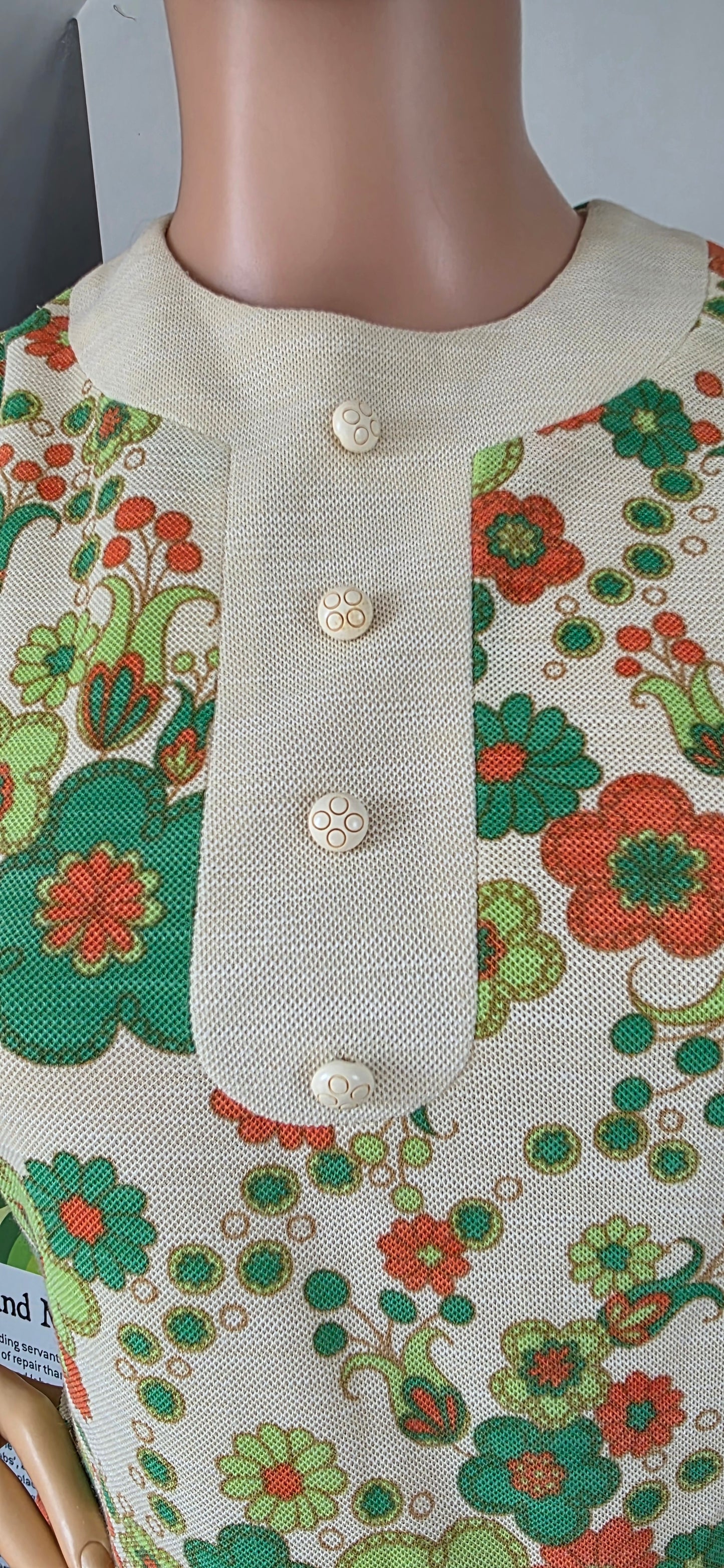 1970s Frankenwalder Floral Dress 12