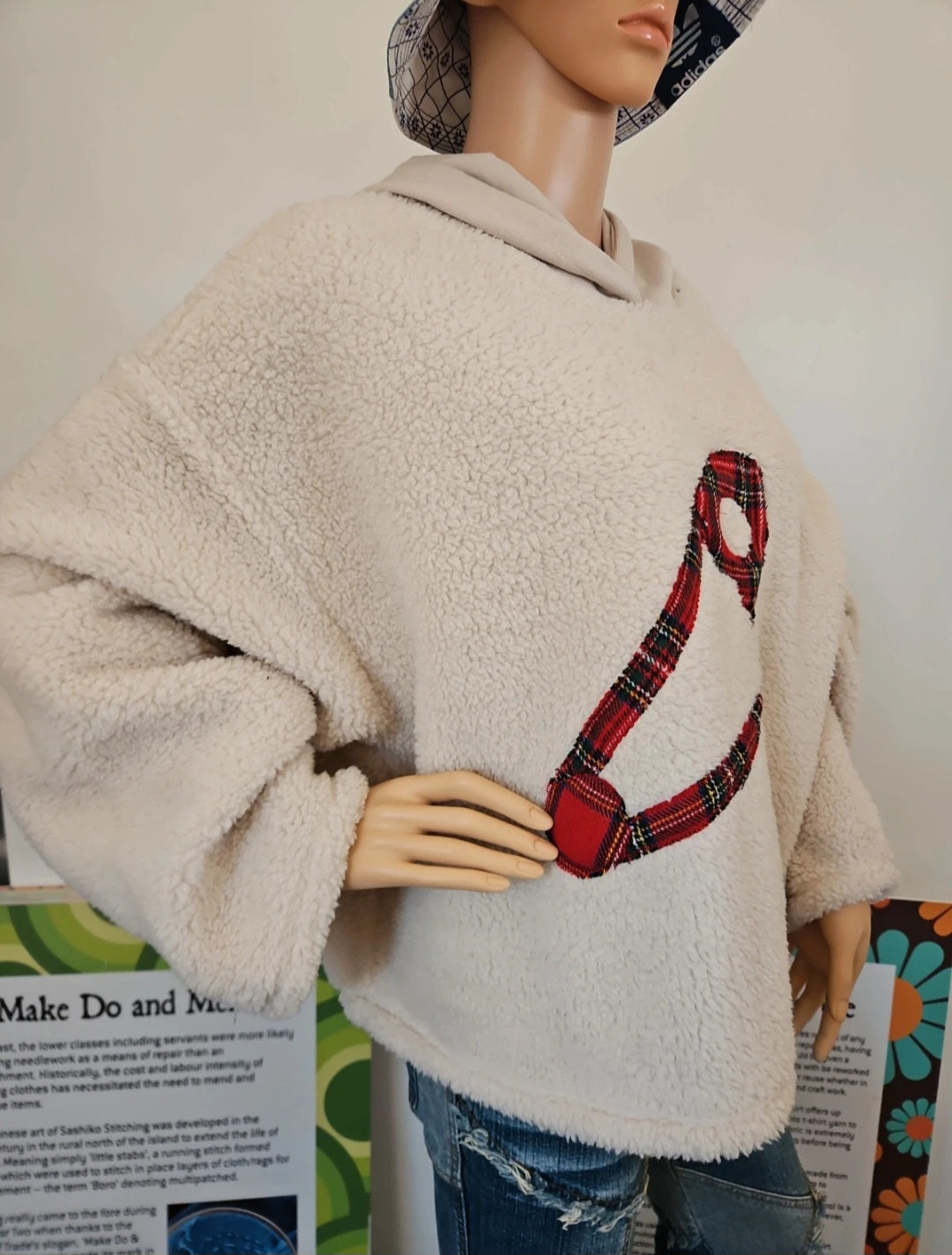 Refshioned Punk Pin Fleece Hoody
