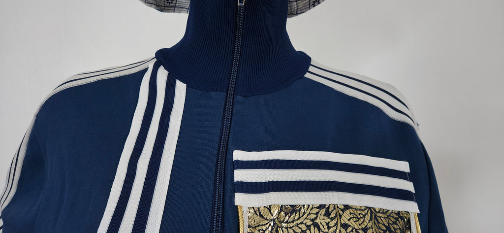 Track Top Refashioned Dress